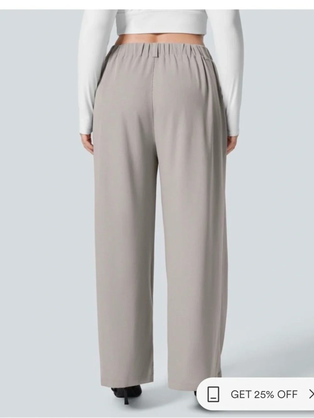 Halara Viral Work Pant Plus Size - High Waisted Pocket Wide Leg Stretch NWT 2X